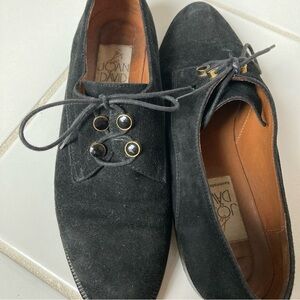 Joan & David Too black suede shoes
